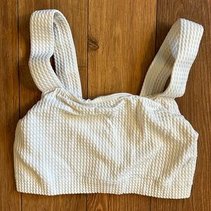 White All In Motion Sports Bra - S